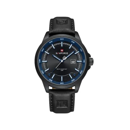 Naviforce NF9248 Leather Watch black for Men