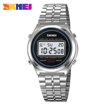 SKMEI 2146 mens Digital Watch-silver