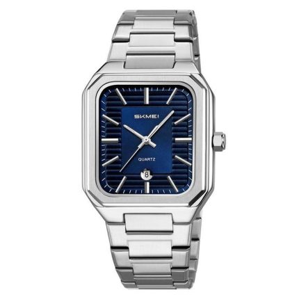 Skmei 9373 Mens Quartz water resistant watch-silver
