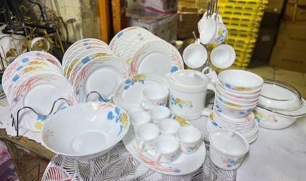 58pcs ceramic Dinnerset-bright flowered