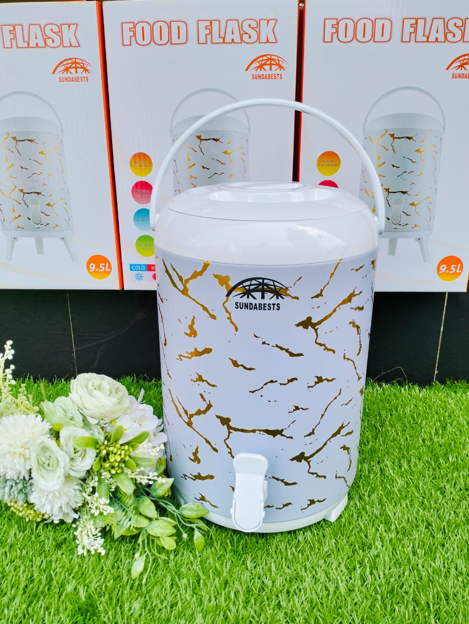 marble tea urn