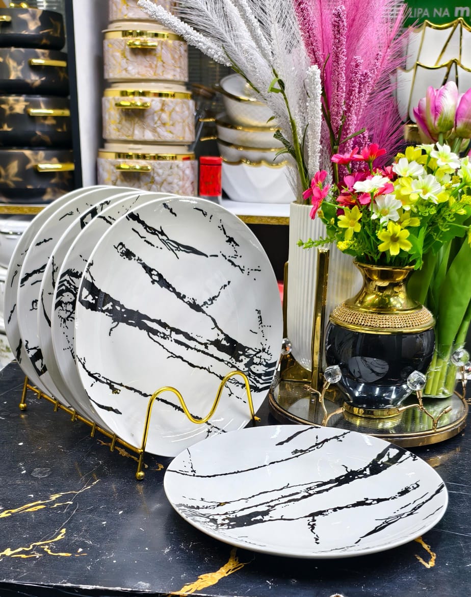 whitemarble plates
