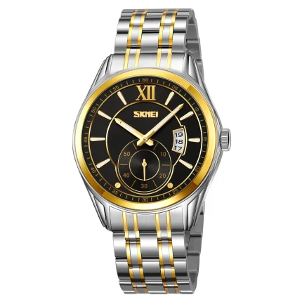 SKMEI 9319 quartz mens watch-silver bg