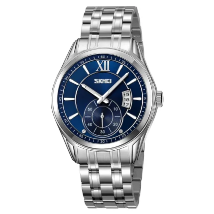 SKMEI 9319 quartz mens watch-silver blue