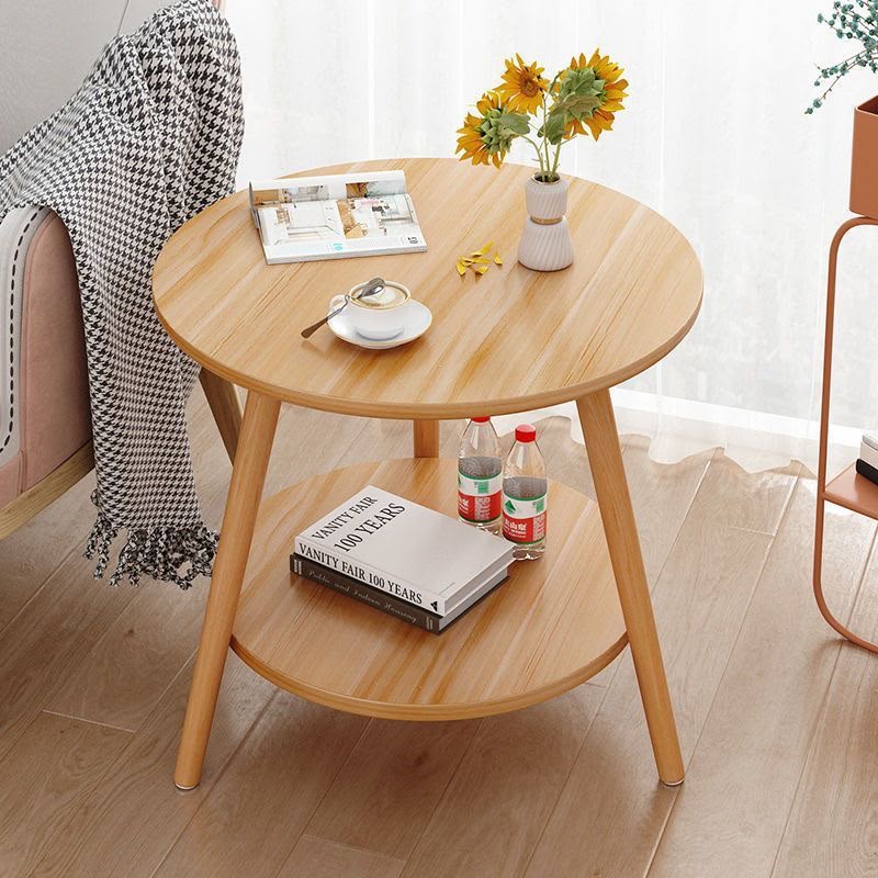 coffe table 2 layer beige