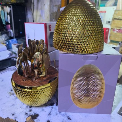 Egg shell  24pcs executive set-gold