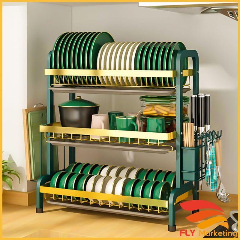 green dish rack