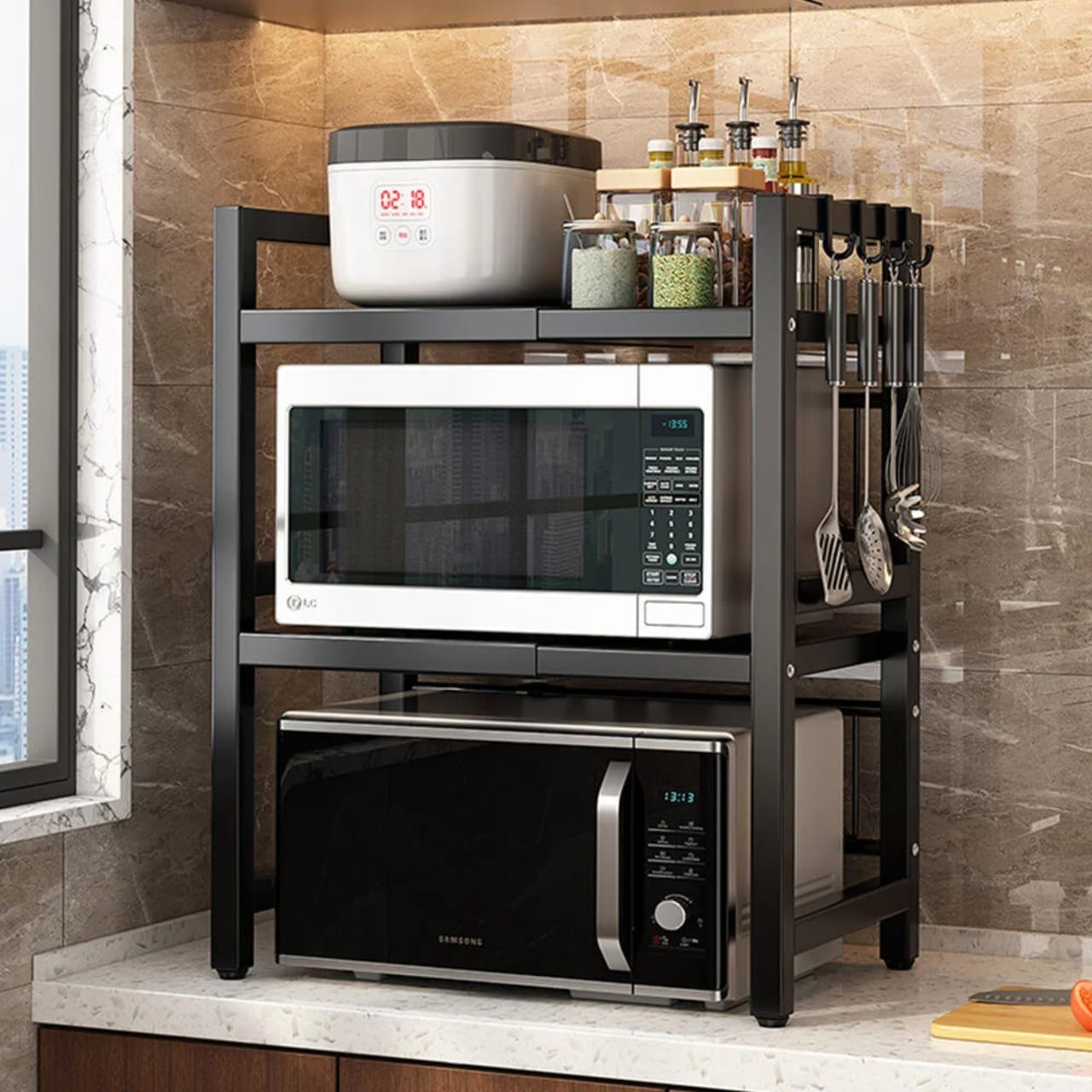 microwave stand 2 layer