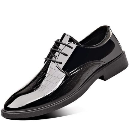 EU40-47 High-end large-size men's business leather shoes