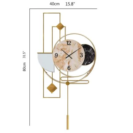 Luxury decorative wall clock