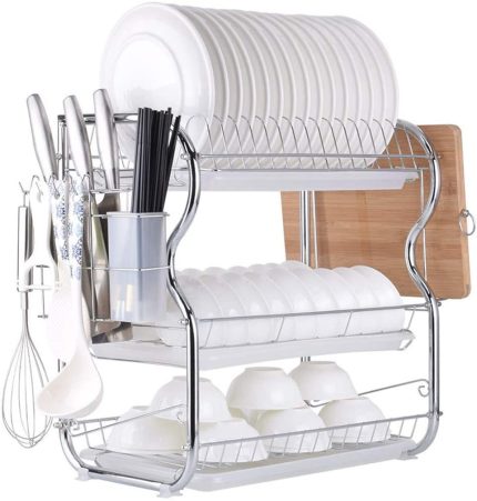 3layer dishrack stainless Steel