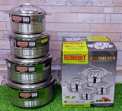 redberry Tall maxx stainless steel hotpots