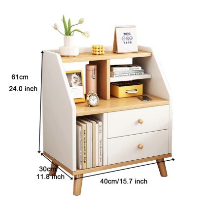 Nordic-style minimalist bedside