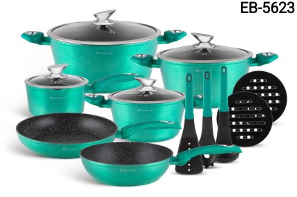 15 pcs edenberg nonstick-green
